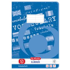 Cahier de vocabulaire x.book, A4, 2 colonnes,
