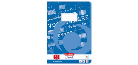 Cahier de vocabulaire x.book, A4, 2 colonnes,