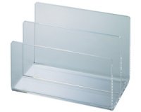 Envelopstandaard MAUL 2vaks 150x100x100mm acryl