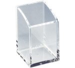 Pot à crayons en acrylique, transparent, épaisseur: 5mm