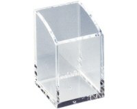 Pot à crayons en acrylique, transparent, épaisseur: 5mm