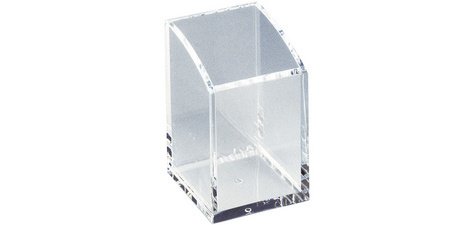 Pot à crayons en acrylique, transparent, épaisseur: 5mm