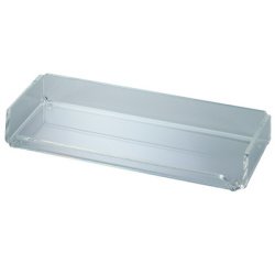 Plumier en acrylique, transparent, épaisseur: 4 mm