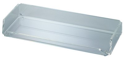 Plumier en acrylique, transparent, épaisseur: 4 mm