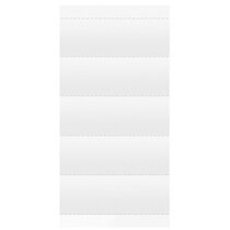 Etiquettes unies, (L)60 x (H)21 mm, blanc