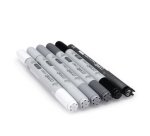 Kit de marqueurs ciao 5+1, couleurs grises