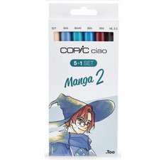 Kit markers Ciao 5 +1 Manga 2