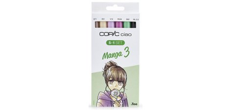 Kit de marqueurs ciao 5+1 Set, Manga 3