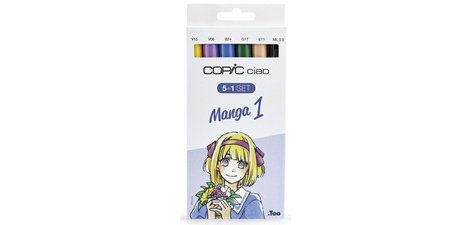 Kit de marqueurs Hobbymarker ciao 5+1, Manga 1