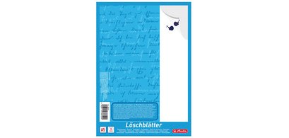 Bloc de papier buvard format A5, 80 g/m2, blanc