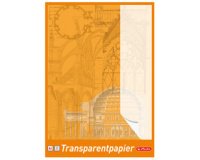 Bloc de papier transparent A4, 65 g/m2