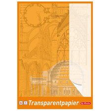 Bloc de papier transparent A4, 65 g/m2