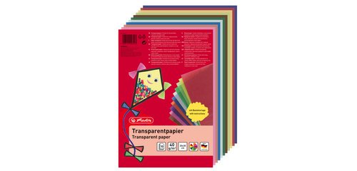 Transparent paper, 200 x 300 mm, 10 sheets