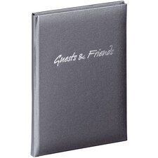 Livre d'or 'Guests & Friends', anthracite, 144 pages