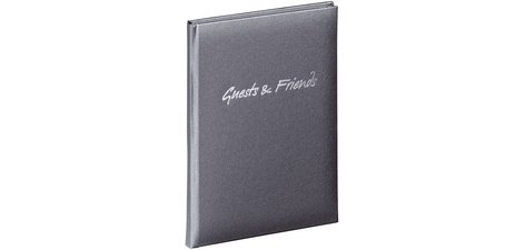 Livre d'or 'Guests & Friends', anthracite, 144 pages
