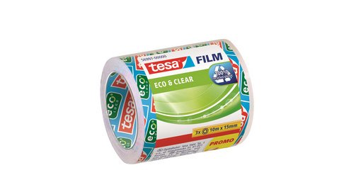 Film Ruban adhésif Eco & Clear pack éco, 15 mm x 10 m