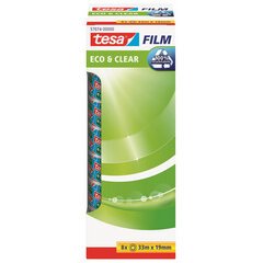 Film Ruban adhésif Eco & Clear pack éco, 19 mm x 33 m