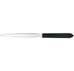 Briefopener met handvat in zwart plastic