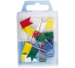 Epingles de signalisation, drapeau, assorti