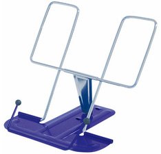 Pupitre de lecture, métallique, étrier nickelé