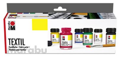 Peinture pour tissu 'Textil', kit de démarrage,