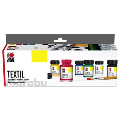 Peinture pour tissu 'Textil', kit de démarrage,