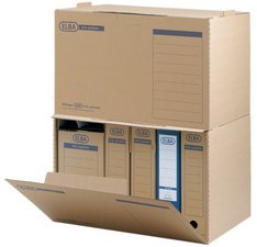 Conteneur d'archives tric systèm, brun naturel