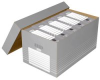 boîte d'archives et de transport tric pour A4, gris/