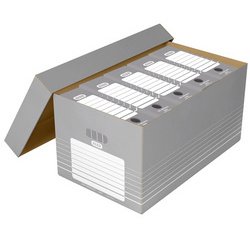boîte d'archives et de transport tric pour A4, gris/