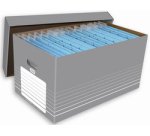 boîte d'archives et de transport tric pour A4, gris/