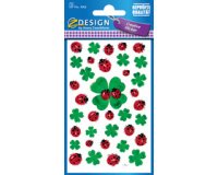 ZDesign Sticker 'coccinelle et trèfle'