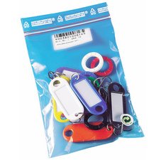 Gb_porte-clés et anneaux, dans un sachet, assorti