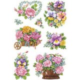 Sticker DECOR 'Pots de fleurs nostalgiques'