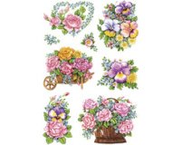 Sticker DECOR 'Pots de fleurs nostalgiques'