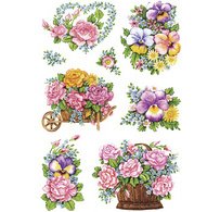 Sticker DECOR 'Pots de fleurs nostalgiques'