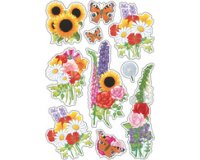 Autocollants DECOR 'Fleurs modernes'