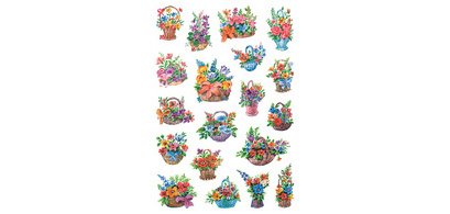 Autocollants DECOR 'Décoration florale'