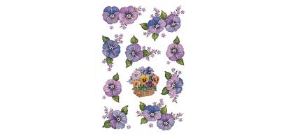 Autocollants DECOR 'Fleurs de montagne'