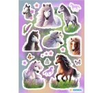Sticker DECOR 'Dessins de chevaux'