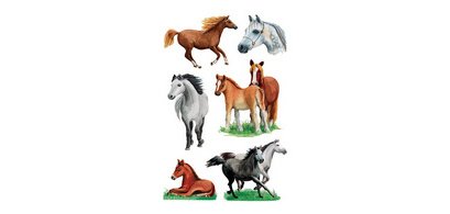 Sticker DECOR 'Races de chevaux'