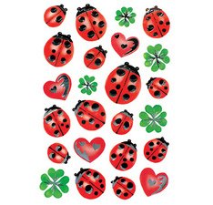 Sticker DECOR 'Trèfles avec coccinelles'