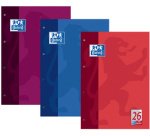 Cahier scolaire, A4, 100 pages, encollé en tête,