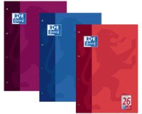 Cahier scolaire, A4, 100 pages, encollé en tête,