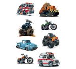 sticker DECOR 'Voitures de course'