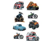 sticker DECOR 'Voitures de course'