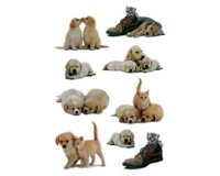 Autocollants DECOR 'Chiots'