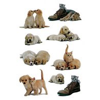 Autocollants DECOR 'Chiots'