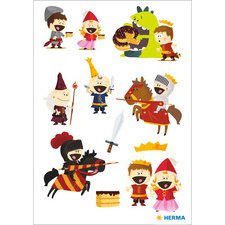 Sticker DECOR 'petits chevaliers', en papier