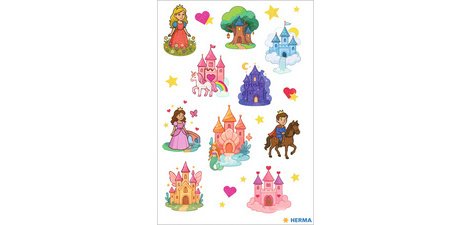 Stickers DECOR Contes de fées, papier scintillant