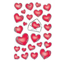 Sticker DECOR 'Coeurs multicolores'